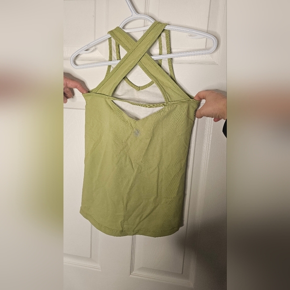 Women's Green Tank Top - Picture 2 of 3